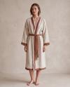 Keten Kimono Bornoz Ham Naturel